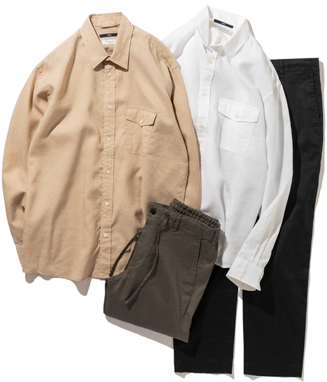 shirts and pants