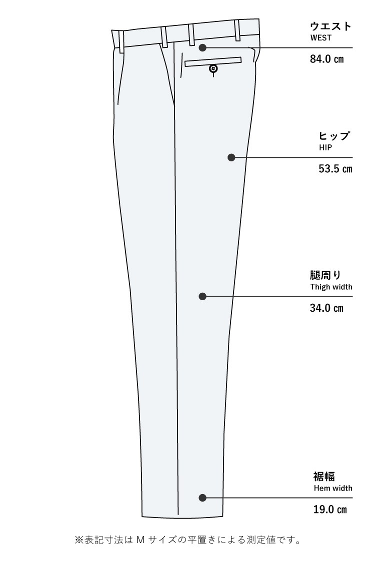 1PLEATS TAPERED PANTS