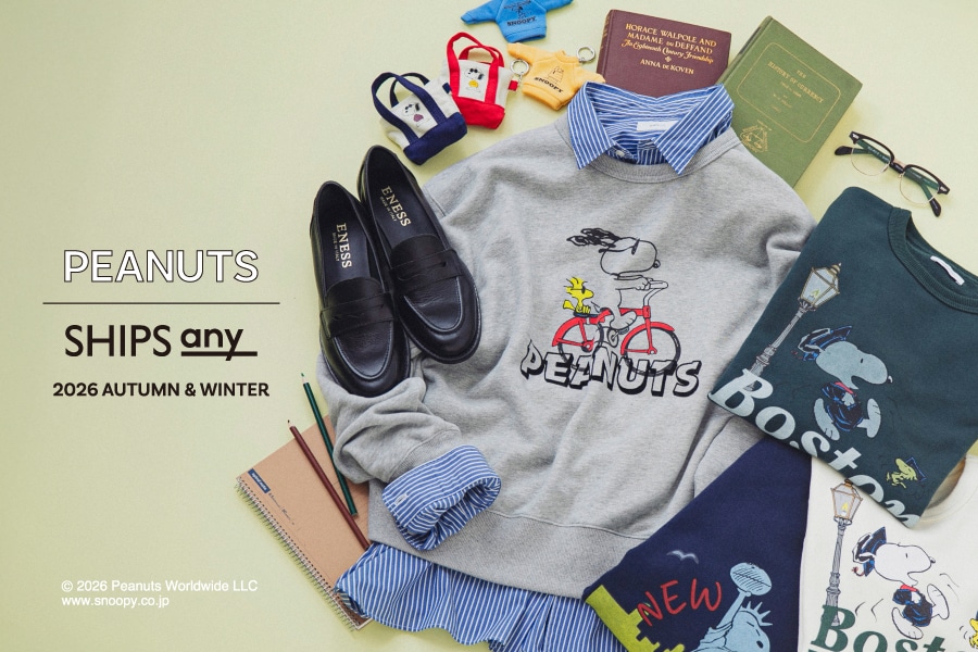 �yPEANUTS × SHIPS any�z�Җ]�̃R���{�A�C�e�����o��I