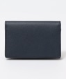 SHIPS:�ySAFFIANO LEATHER�z�C�^���A�����U�[  �J�[�h�P�[�X �i���h����j �l�C�r�[