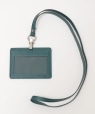 SHIPS: �ySAFFIANO LEATHER�z�C�^���A�����U�[ ID�P�[�X �_�[�N�O���[��