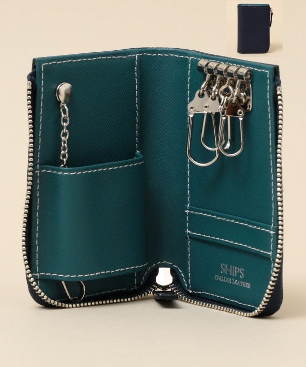 �yWEB����zSHIPS: �ySAFFIANO LEATHER�z 2�g�[�� �L�[�P�[�X