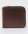 ETTINGER: BRIDLE ZIPPED WALLET �u���C�h�����U�[ �W�b�v �E�H���b�g ��܂���z �u���E��