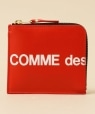 COMME des GARCONS: HUGE LOGO L-ZIP �E�H���b�g ���b�h