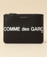 COMME des GARCONS: HUGE LOGO ZIP �|�[�` �� �u���b�N