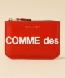 COMME des GARCONS: HUGE LOGO ZIP �|�[�` �E�H���b�g ���b�h