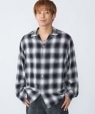 TOWNCRAFT: 60 LOOP COLLER SHIRT �u���b�N