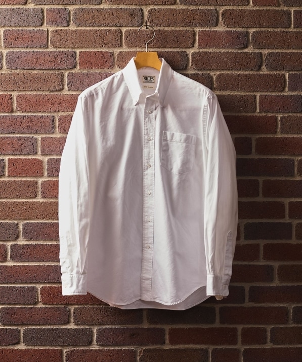 SHIPS: AUTHENTIC �X�[�s�} �I�b�N�X�t�H�[�h �{�^���_�E�� �V���c