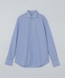 MARCEL LASSANCE: WIDE COTTON POPLIN CHECK SHIRT �u���[