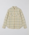 WYTHE NEW YORK: OX CHECK PEARLSNAP SHIRT ���C�g�O���[��