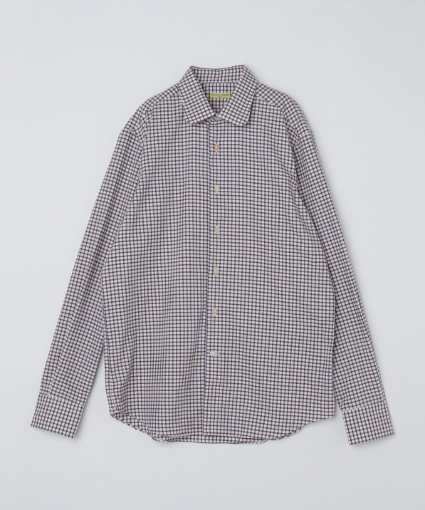 MARCEL LASSANCE: WIDE TATTERSALL CHECK SHIRT