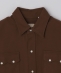 WYTHE NEW YORK: MOLESKIN PEARLSNAP SHIRT
