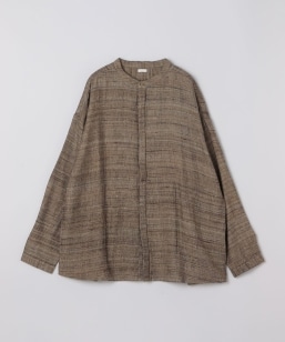 SEEALL: EXTRAOVER BAND COLLAR SHIRTS