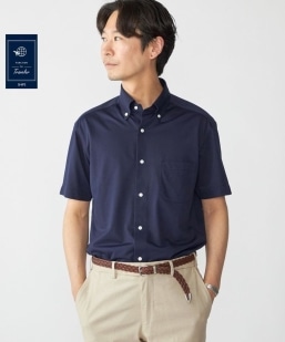SHIPS: COOLMAX(R) �W���[�W�[ �V���[�g�X���[�u �V���c