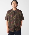 Southwick: Gate Label COLONIAL PRINT �V���[�g�X���[�u �V���c �u���E��