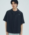 �ySHIPS�ʒ��zFRED PERRY: �����|�C���g ���S �s�P �I�[�v���J���[�V���c �_�[�N�O���[