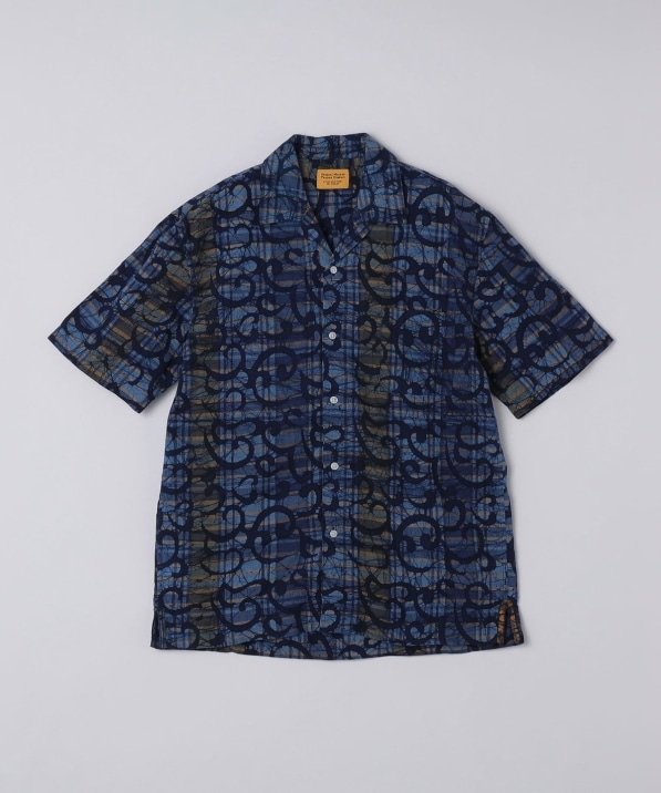 ORIGINAL MADRAS TRADING COMPANY: BLOCK PRINT SHORT SLEEVE SHIRTS