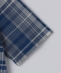 ORIGINAL MADRAS TRADING COMPANY: NAVY MADRAS CHECK SHORT SLEEVE SHIRT