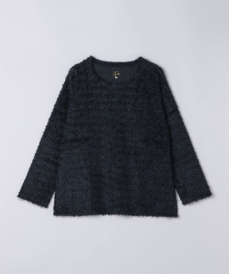 NEEDLES: Long Sleeve U Neck Tee - Feather Tulle