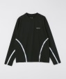 PURPLE MOUNTAIN OBSERVATORY: LONG SLEEVE TAPED PERFORMANCE TEE �u���b�N