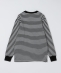Slopeslow: Cotton interlock stripe long sleeve T
