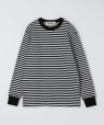 Slopeslow: Cotton interlock stripe long sleeve T �u���b�N