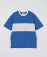 Drake's: SS STRIPED APPLIQUE TEE �u���[