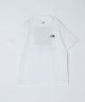 THE NORTH FACE: SHORT SLEEVE BACK SQUARE LOGO TEE �z���C�g