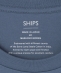 SHIPS:�qMADE IN JAPAN�r�X�^���_�[�h �N���[�l�b�N T�V���c