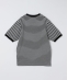 Slopeslow: Cotton interlock stripe crew neck T
