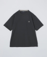 �ySHIPS�ʒ��zFRED PERRY:COOLMAX(R) ���̎q �����|�C���g ���S T�V���c 25SS �_�[�N�O���[
