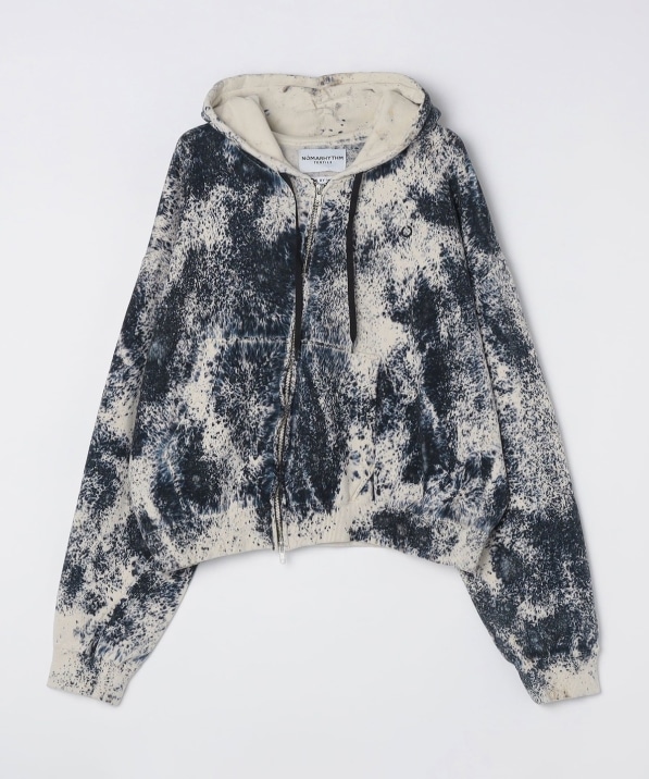 NOMARHYTHM TEXTILE: HAND DYE TWIST PARKA