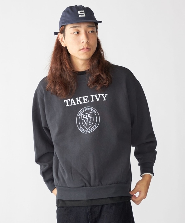SHIPS×TAKE IVY:�wTAKE NVY�x�J���b�W �X�E�F�b�g �N���[�l�b�N �g���[�i�[