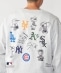 �yWEB����zSHIPS: VINTAGE PEANUTS×MLB �v�����g �N���[�l�b�N �X�E�F�b�g