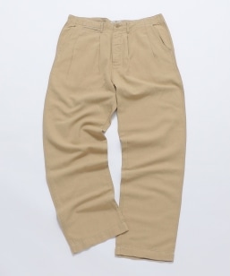 WYTHE NEW YORK: PLEATED CTN/LNN CHINO