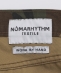 NOMARHYTHM TEXTILE: SIGN PRINT WORK PANTS