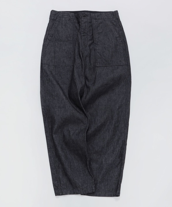 ENGINEERED GARMENTS: FATIGUE PANT BLACK CONE DENIM