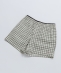 ROA: FLOWEAVE PRINTED CHECK SHORTS