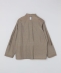 benine9: VINTAGEFINISHED COTTON CUPRA SAFARI JACKET