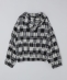 NOMARHYTHM TEXTILE: IKAT CHECK HOODIE