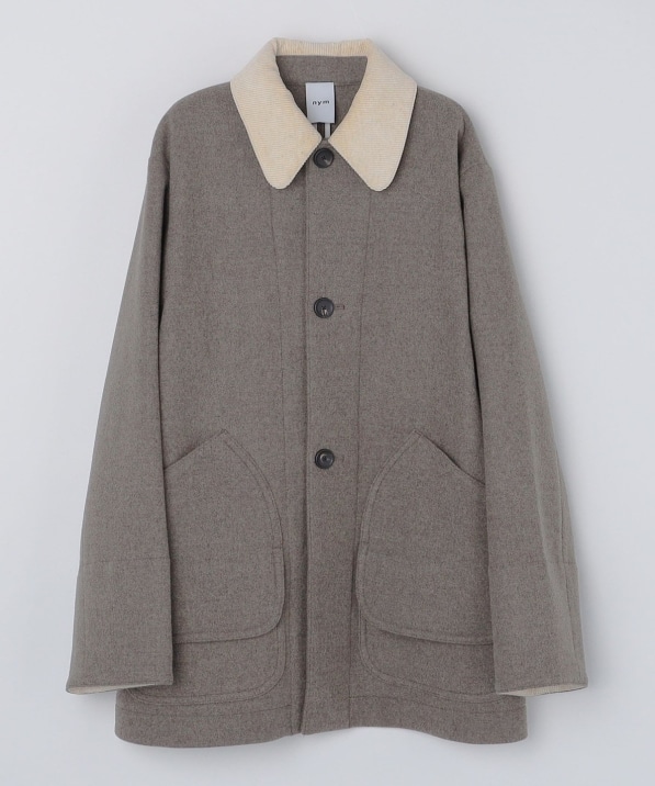 nym: WOOL CASHMERE MELTON HUNTING JACKET