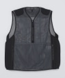 Goldwin: TONALITH MESH HALF ZIP VEST �u���b�N