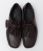CLARKS: WALLABEE PURPLE GRAPE LEATHER