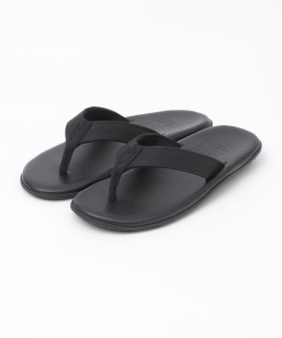 ISLAND SLIPPER x GROWN&SEWN: TONG W/OAK BLACK D
