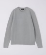 roberto collina: GIROCOLLO BOUCLE CREW NECK ���C�g�O���[