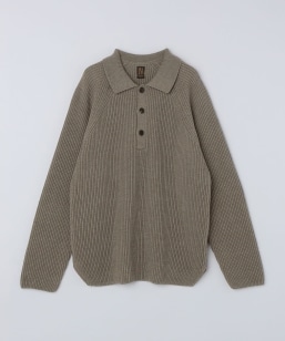 BATONER: SOLID WOOL RIB POLO