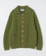 INVERALLAN: ����X45���N�J���[ 3A LUMBER CARDIGAN �J�[�f�B�K�� ���C�g�I���[�u