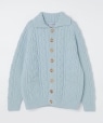 INVERALLAN: ����X45���N�J���[ 3A LUMBER CARDIGAN �J�[�f�B�K�� ���C�g�u���[