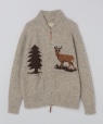 WYTHE NEW YORK: ALPACA COTTON CARDIGAN ���C�g�O���[