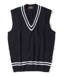 �ySHIPS EXCLUSIVE�zSouthwick: Alan Paine Wool Cricket Vest